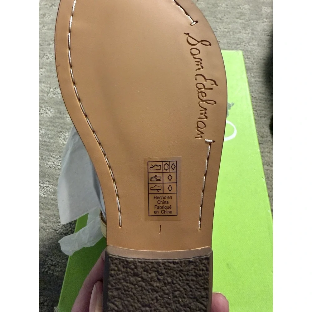 Sam Edelman Girl's Gillie Mini Sandal Desert‎ Sun Size 1 Youth